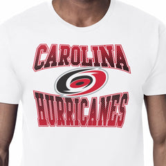 Carolina Hurricanes - Starter Comic Style Team Graphic T-Shirt White