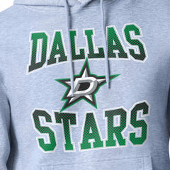 Dallas Stars - Starter Comic Style Team Graphic Hoodie Gray