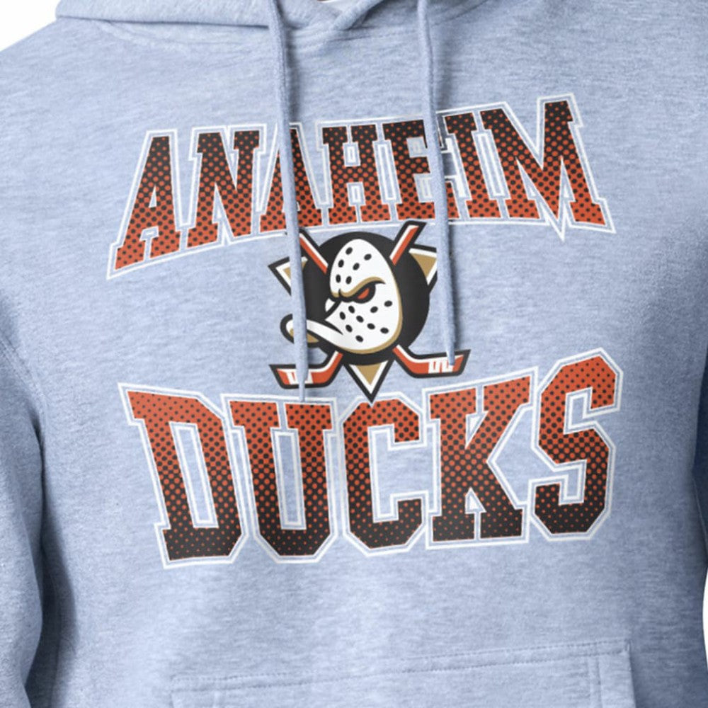 Anaheim Ducks - Starter Comic Style Team Graphic Hoodie Gray