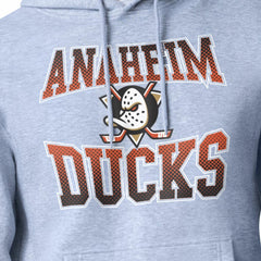 Anaheim Ducks - Starter Comic Style Team Graphic Hoodie Gray