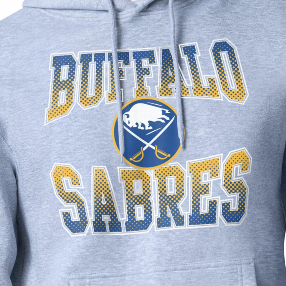 Buffalo Sabres - Starter Comic Style Team Graphic Hoodie Gray