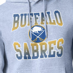 Buffalo Sabres - Starter Comic Style Team Graphic Hoodie Gray