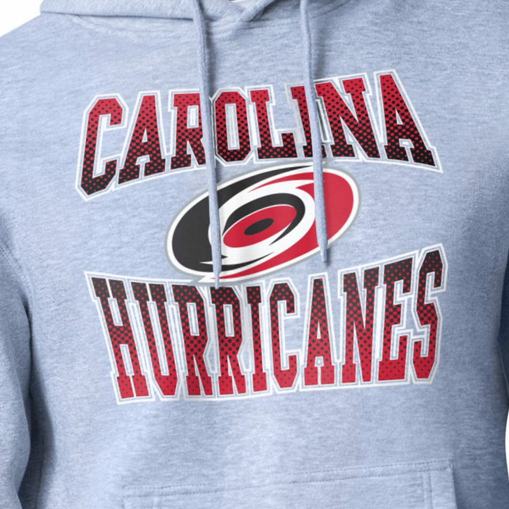 Carolina Hurricanes - Starter Comic Style Team Graphic Hoodie Gray