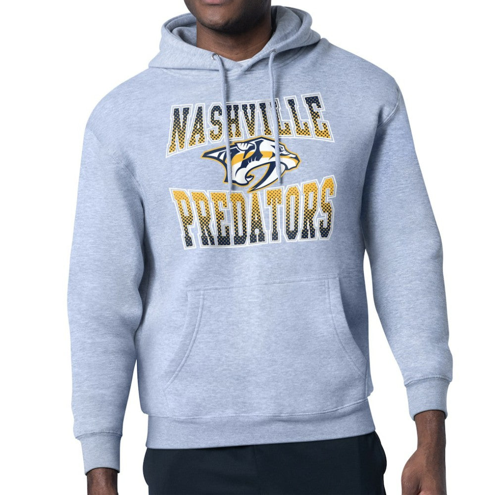 Nashville Predators - Starter Comic Style Team Graphic Hoodie Gray