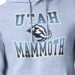 Utah Mammoth - Starter Comic Style Team Graphic Hoodie Gray
