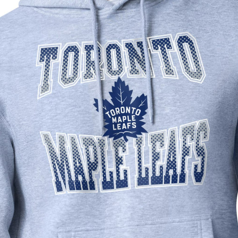 Toronto Maple Leafs - Starter Comic Style Team Graphic Hoodie Gray