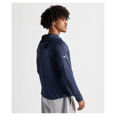 Charles River x New England Patriots Cayak Hooded Long Sleeve T-Shirt Navy - NFL