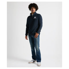 Charles River x New England Patriots Franconia Quilted Quarter-Zip Sweatshirt Navy - NFL