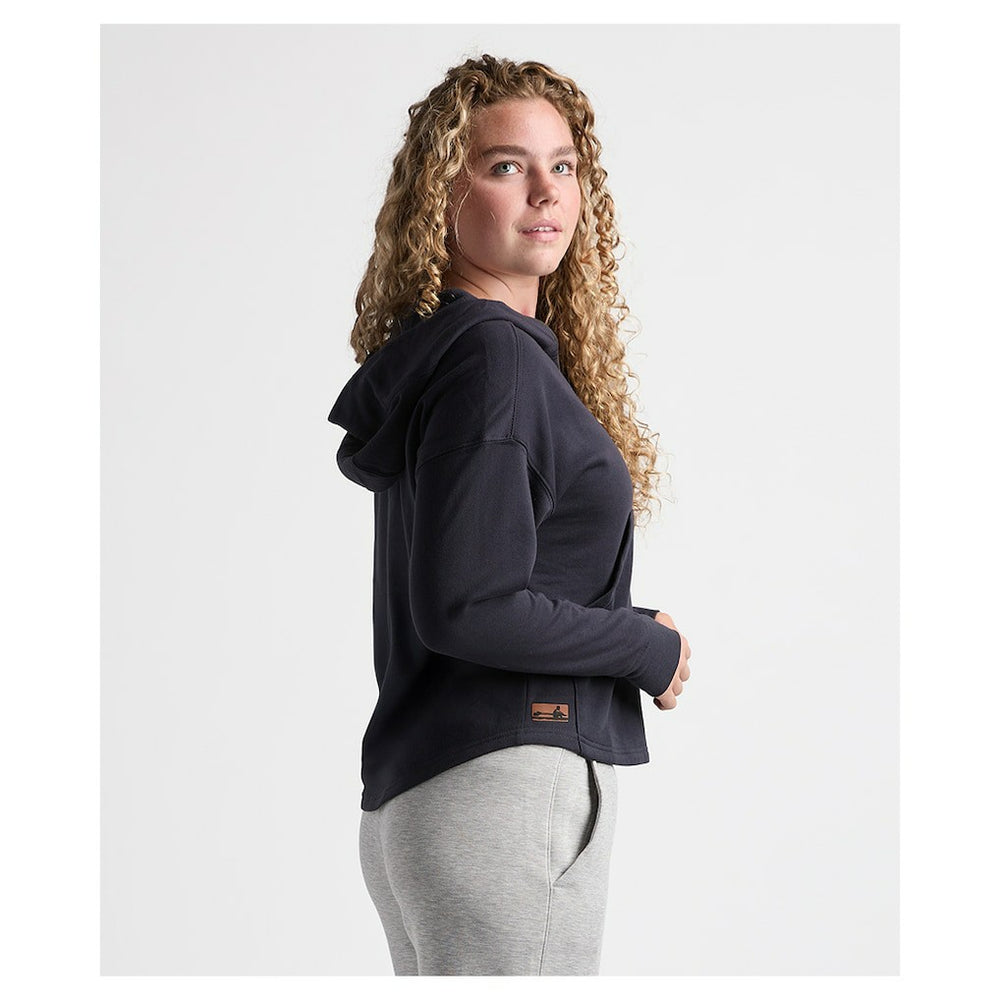 Charles River x New England Patriots Women's Willow Fleece Quarter-Zip Hoodie Navy - NFL