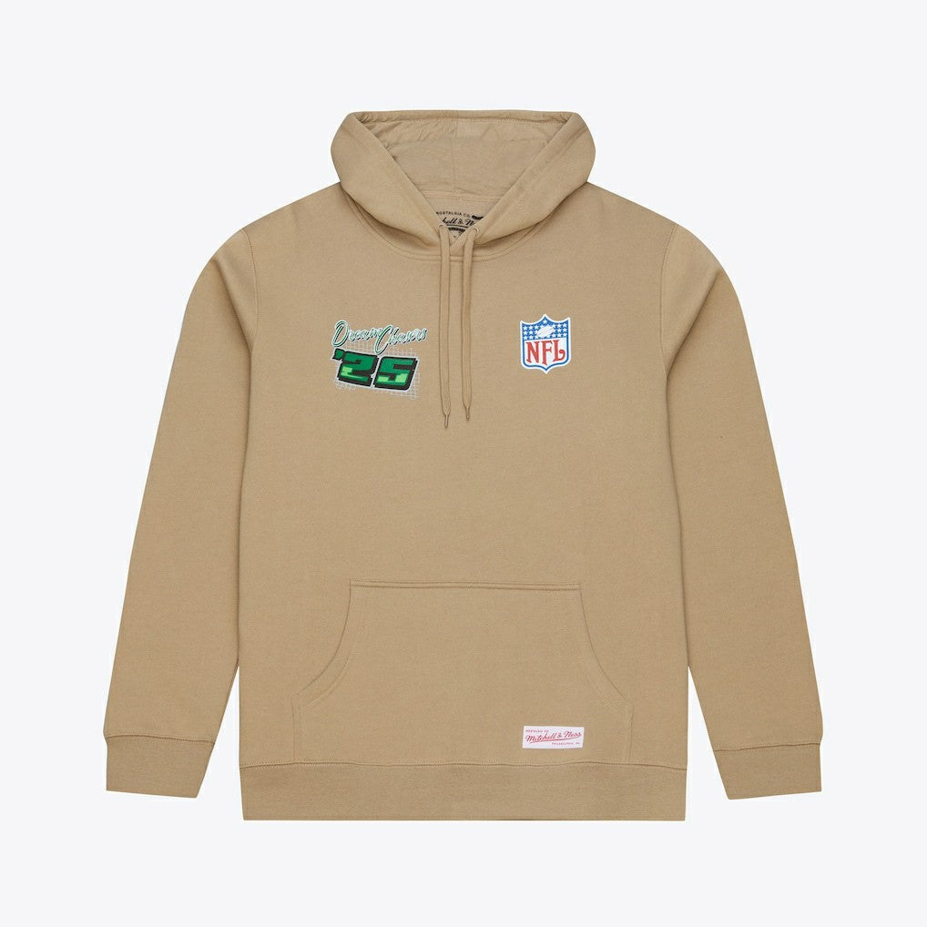 Philadelphia Eagles Dream Chasers Champions Hoodie Sand - Mitchell & Ness