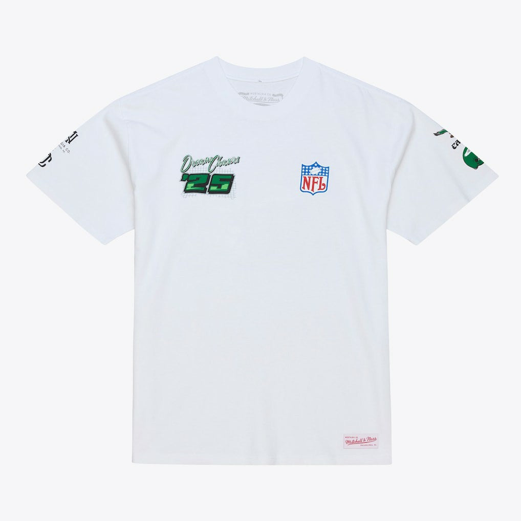Philadelphia Eagles Dream Chasers Champions T-Shirt White - Mitchell & Ness