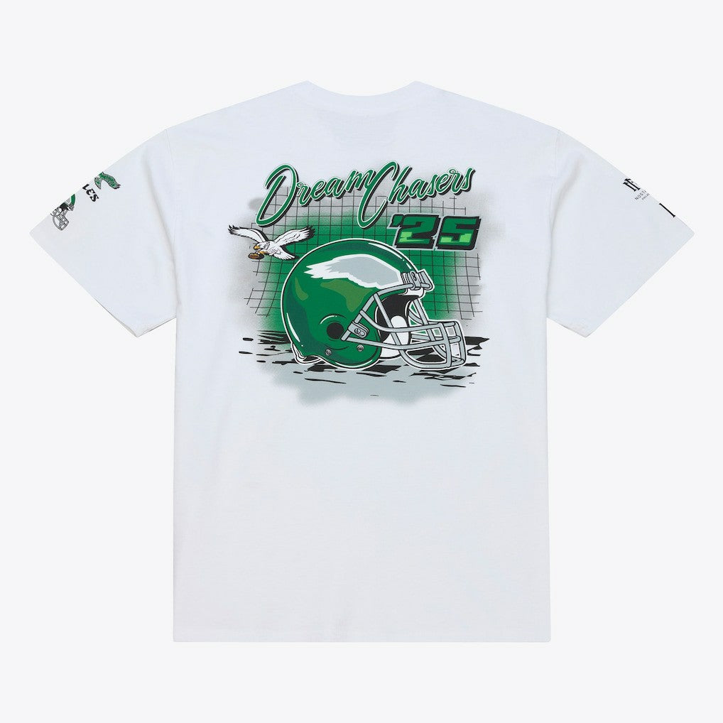Philadelphia Eagles Dream Chasers Champions T-Shirt White - Mitchell & Ness
