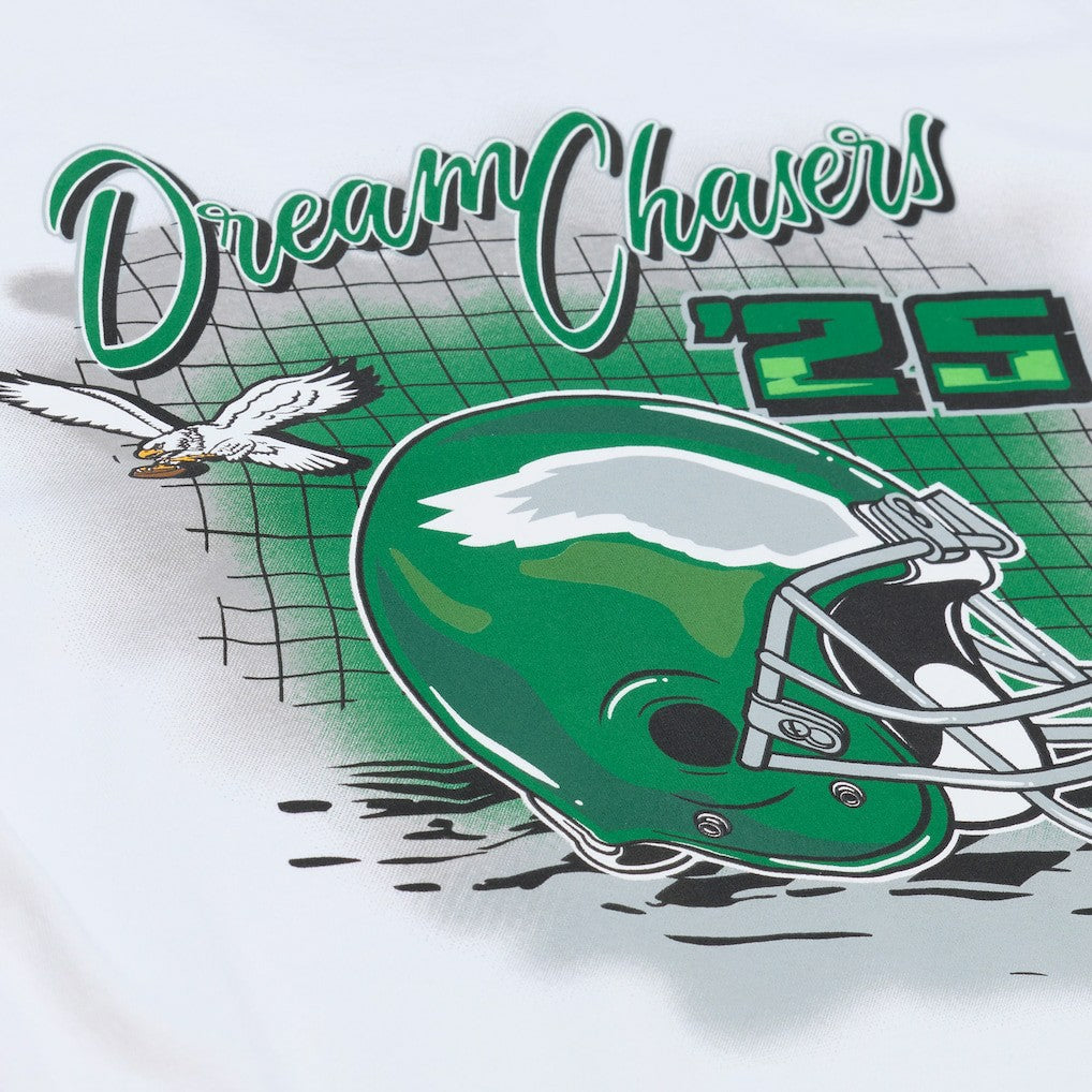 Philadelphia Eagles Dream Chasers Champions T-Shirt White - Mitchell & Ness