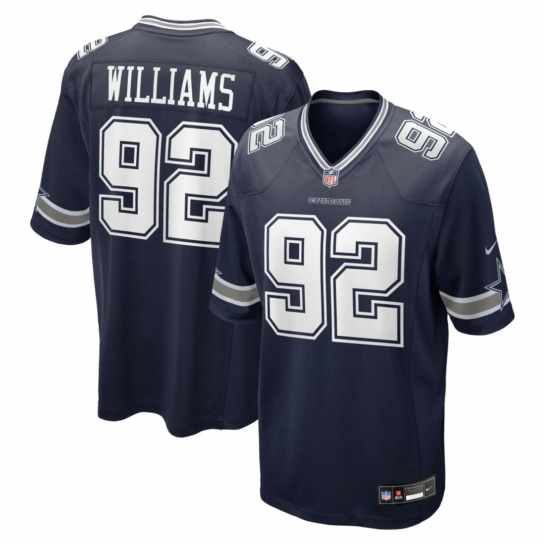 Quinnen Williams Dallas Cowboys Team Game Jersey Navy - Nike