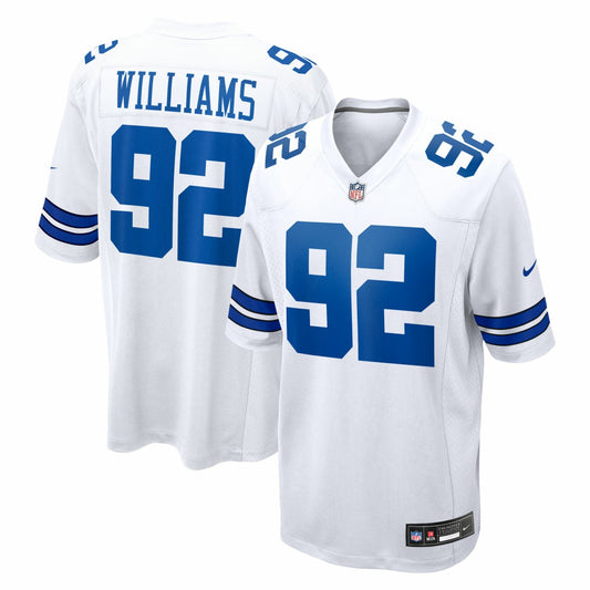 Quinnen Williams Dallas Cowboys Game Jersey - White | NFL Jerseys