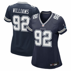 Quinnen Williams Dallas Cowboys Women's Team Game Jersey Navy - Nike