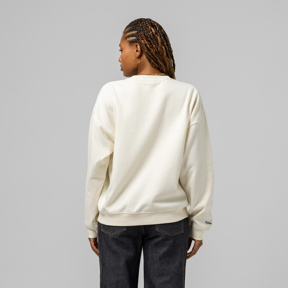 Los Angeles Dodgers Mitchell & Ness Women's Premium Crewneck Sweatshirt On Sale