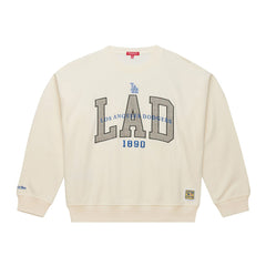 Los Angeles Dodgers Mitchell & Ness Women's Premium Crewneck Sweatshirt On Sale
