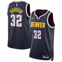 Nike - Aaron Gordon Denver Nuggets Unisex Swingman Jersey - Icon Editi- Navy