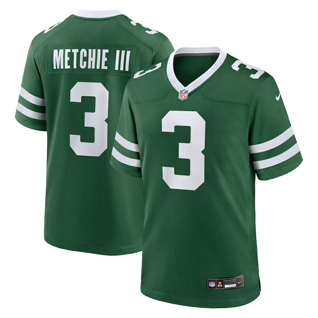 John Metchie III New York Jets Team Game Jersey Legacy Green - Nike