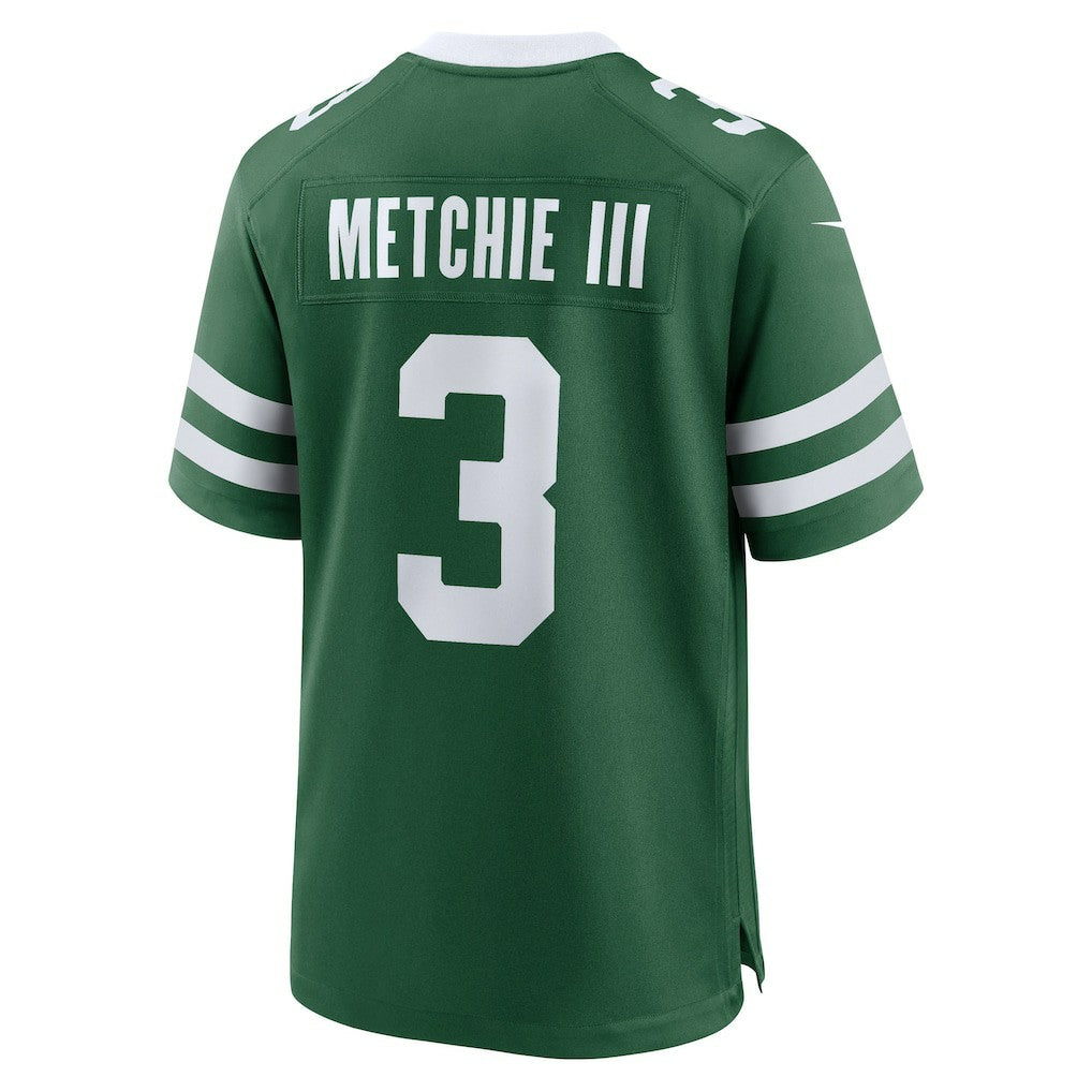 John Metchie III New York Jets Team Game Jersey Legacy Green - Nike
