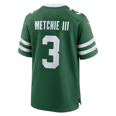John Metchie III New York Jets Team Game Jersey Legacy Green - Nike