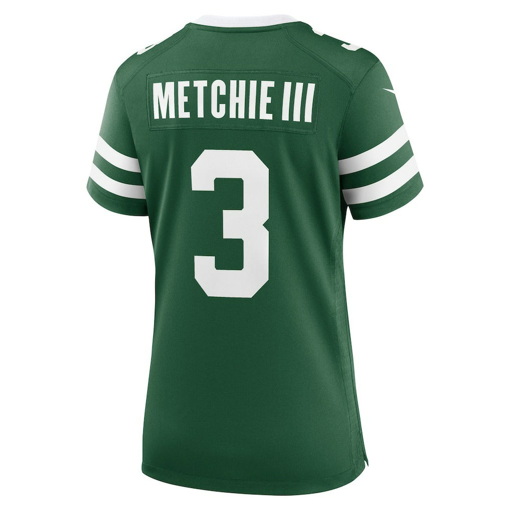 John Metchie III New York Jets Women's Team Game Jersey Legacy Green - Nike