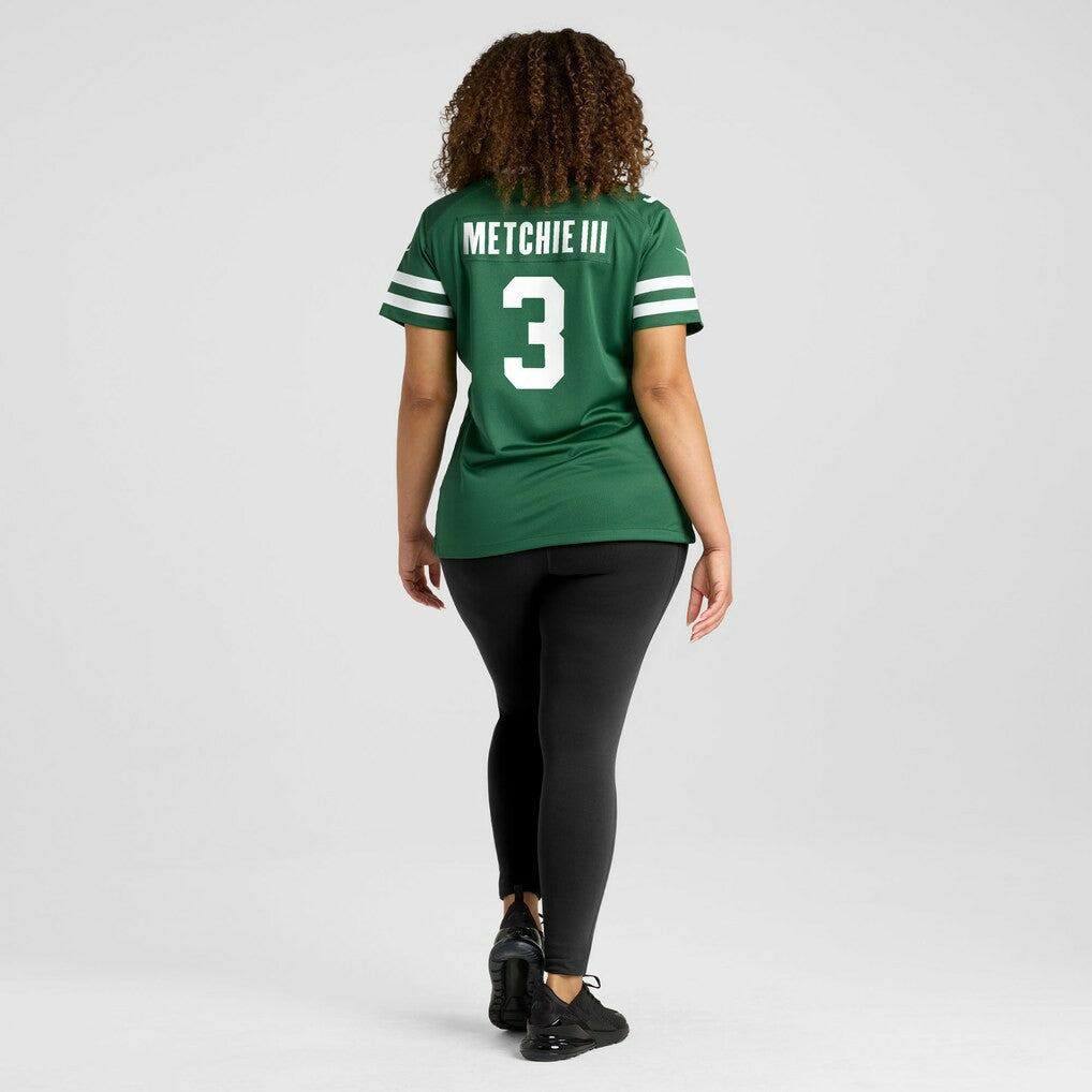 John Metchie III New York Jets Women's Team Game Jersey Legacy Green - Nike
