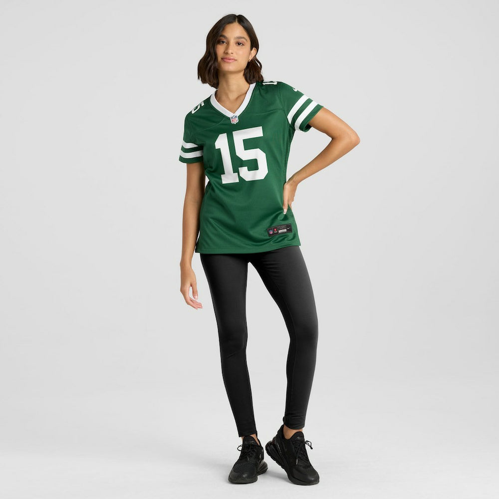 Adonai Mitchell New York Jets Women's Team Game Jersey Legacy Green - Nike