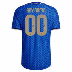 Adidas Italy National Team FIFA x World Cup 2026 Home On Field Custom Jerseys - Blue