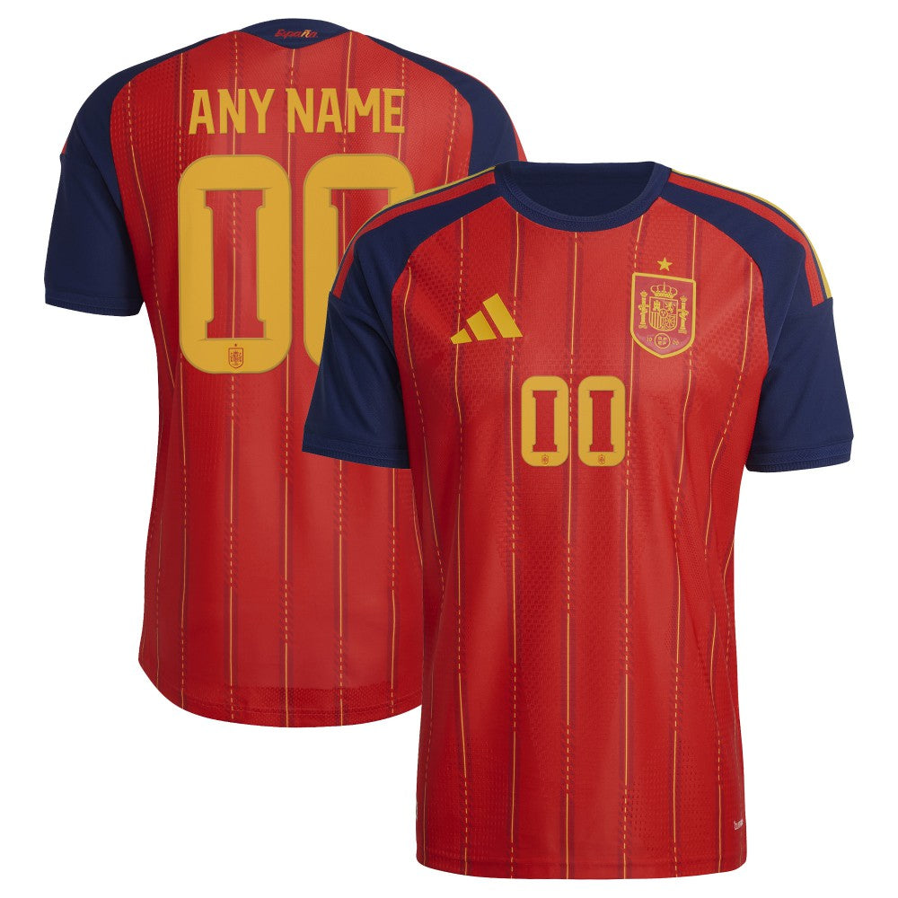 Adidas Spain National Team FIFA x World Cup 2026 Home On Field Custom Jerseys - Red