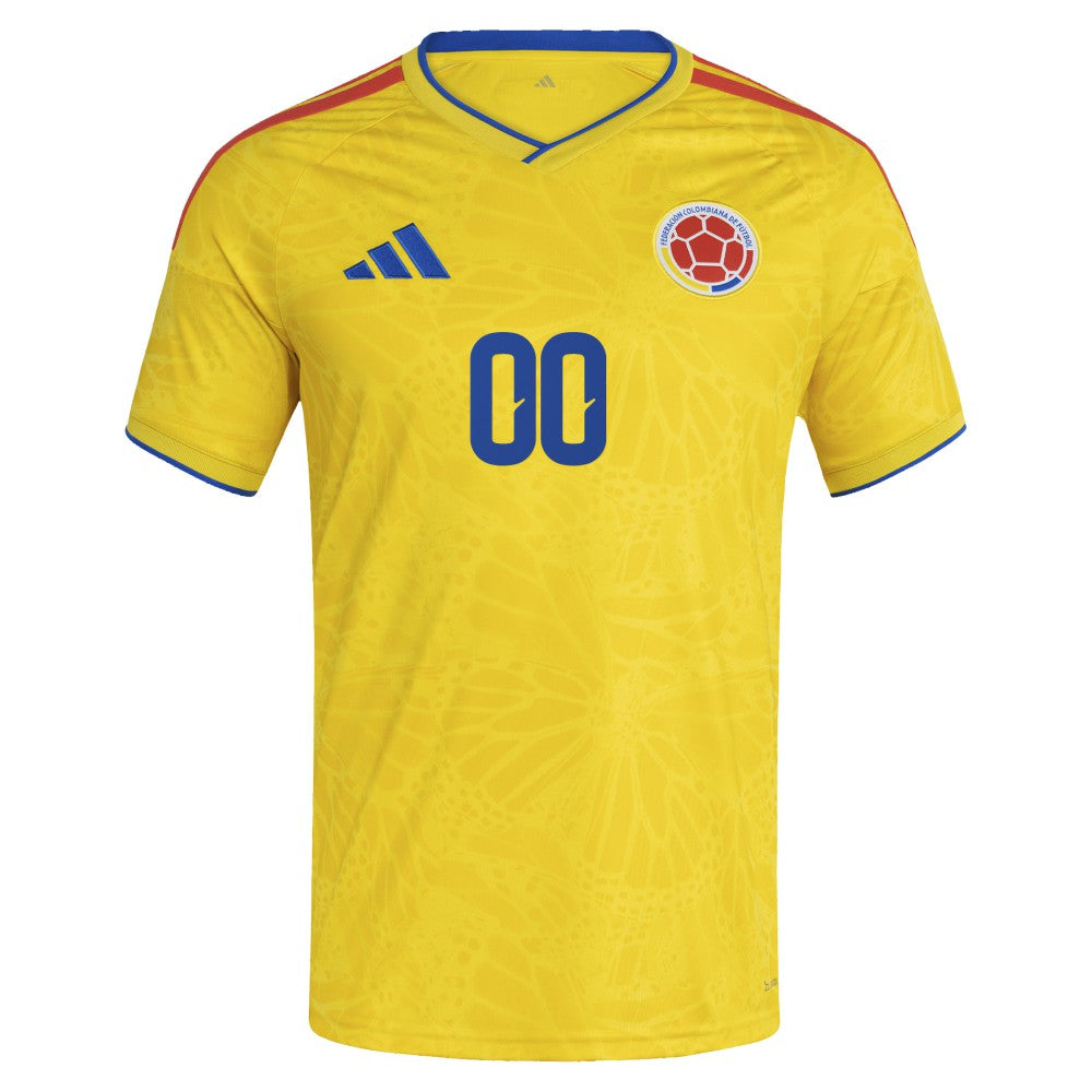Adidas Colombia National Team FIFA x World Cup 2026 Home Replica Custom Jerseys - Yellow