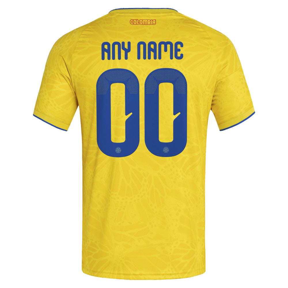 Adidas Colombia National Team FIFA x World Cup 2026 Home Replica Custom Jerseys - Yellow