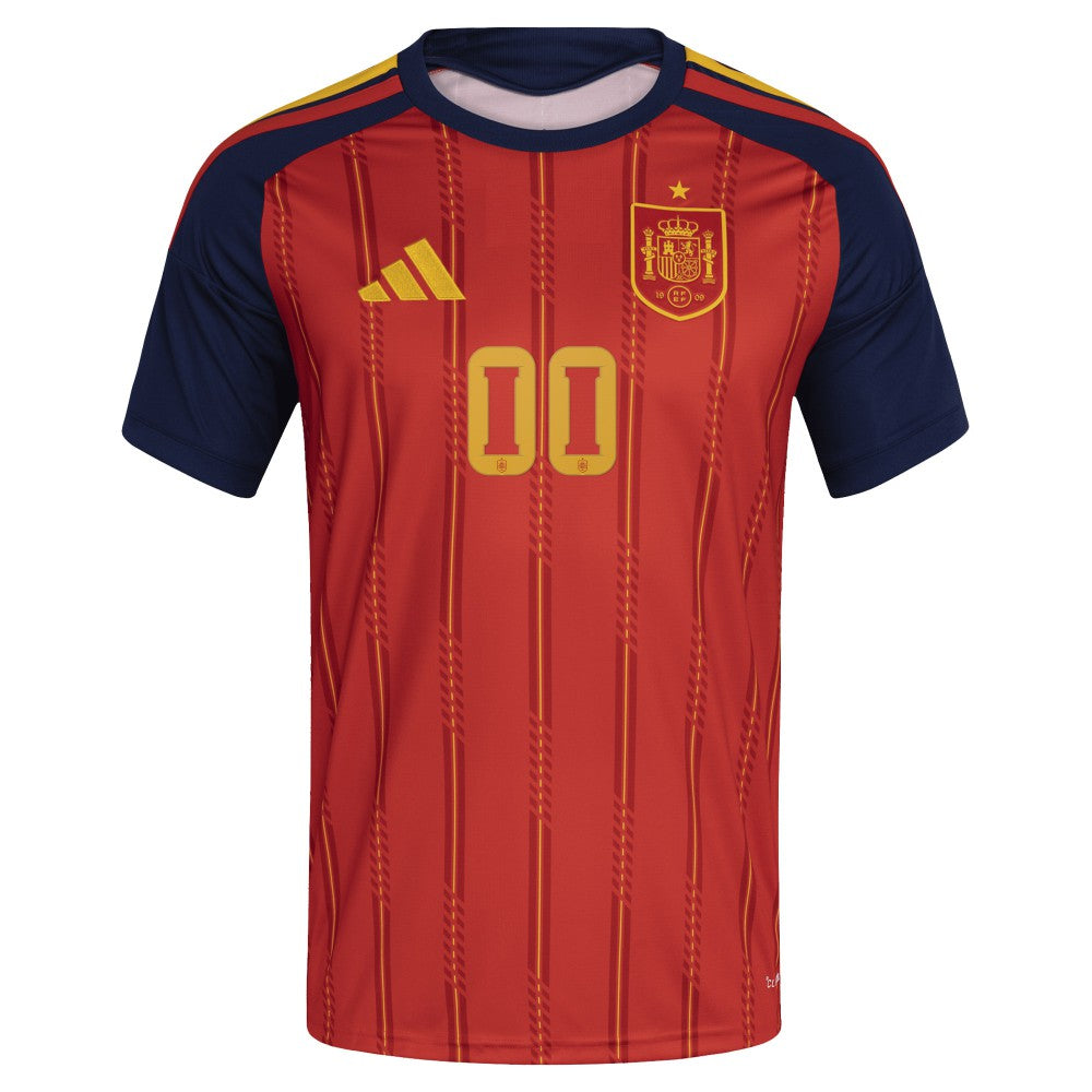 Adidas Spain National Team FIFA x World Cup 2026 Home Replica Custom Jerseys - Red