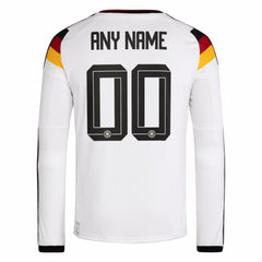 Adidas Germany National Team FIFA x World Cup 2026 Home Replica Long Sleeve Custom Jerseys - White