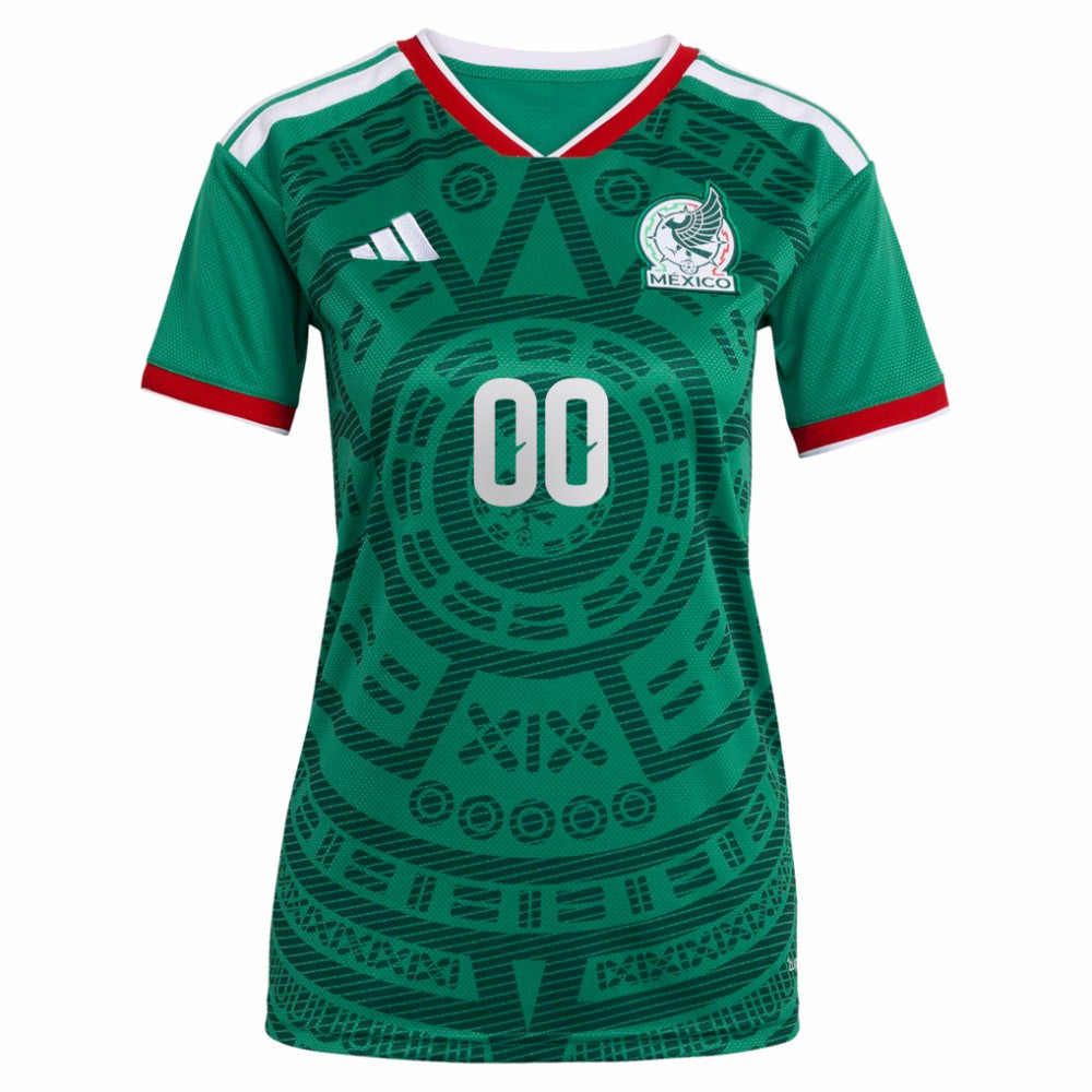 Adidas Mexico National Team Women's 2026 Home Replica Custom Jerseys - Green