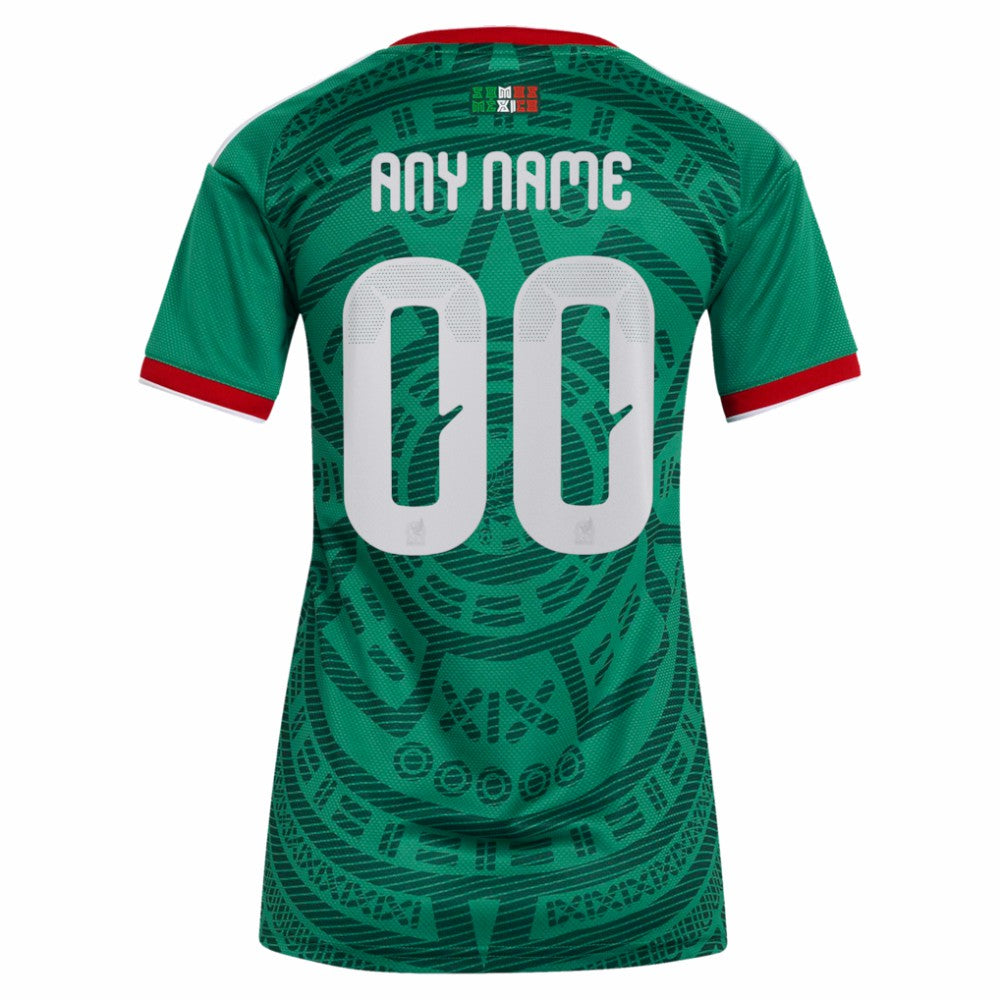 Adidas Mexico National Team Women's 2026 Home Replica Custom Jerseys - Green