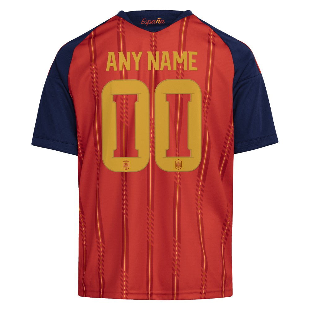 Adidas Spain National Team Youth FIFA x World Cup 2026 Home Replica Custom Jerseys - Red