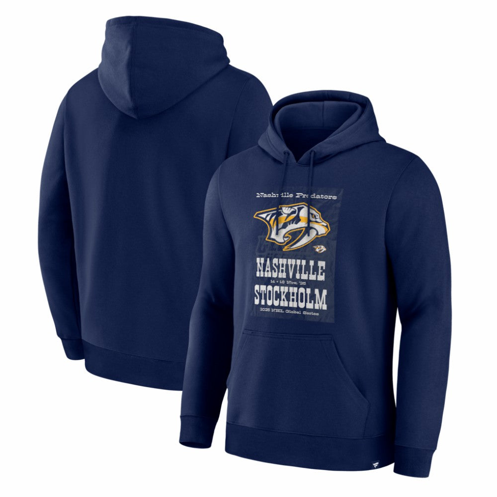 Nashville Predators - 2025 NHL Global Series Hometown To Stockholm Legacy Hoodie Navy