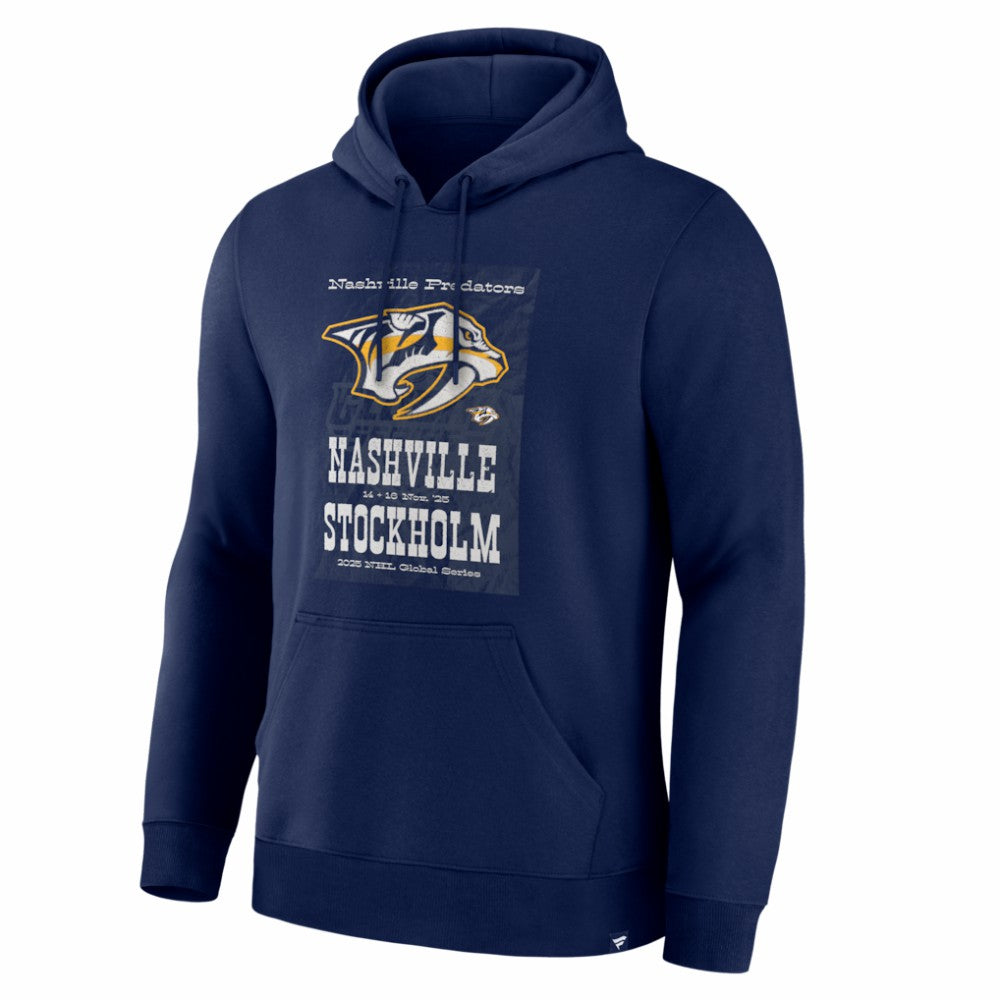 Nashville Predators - 2025 NHL Global Series Hometown To Stockholm Legacy Hoodie Navy