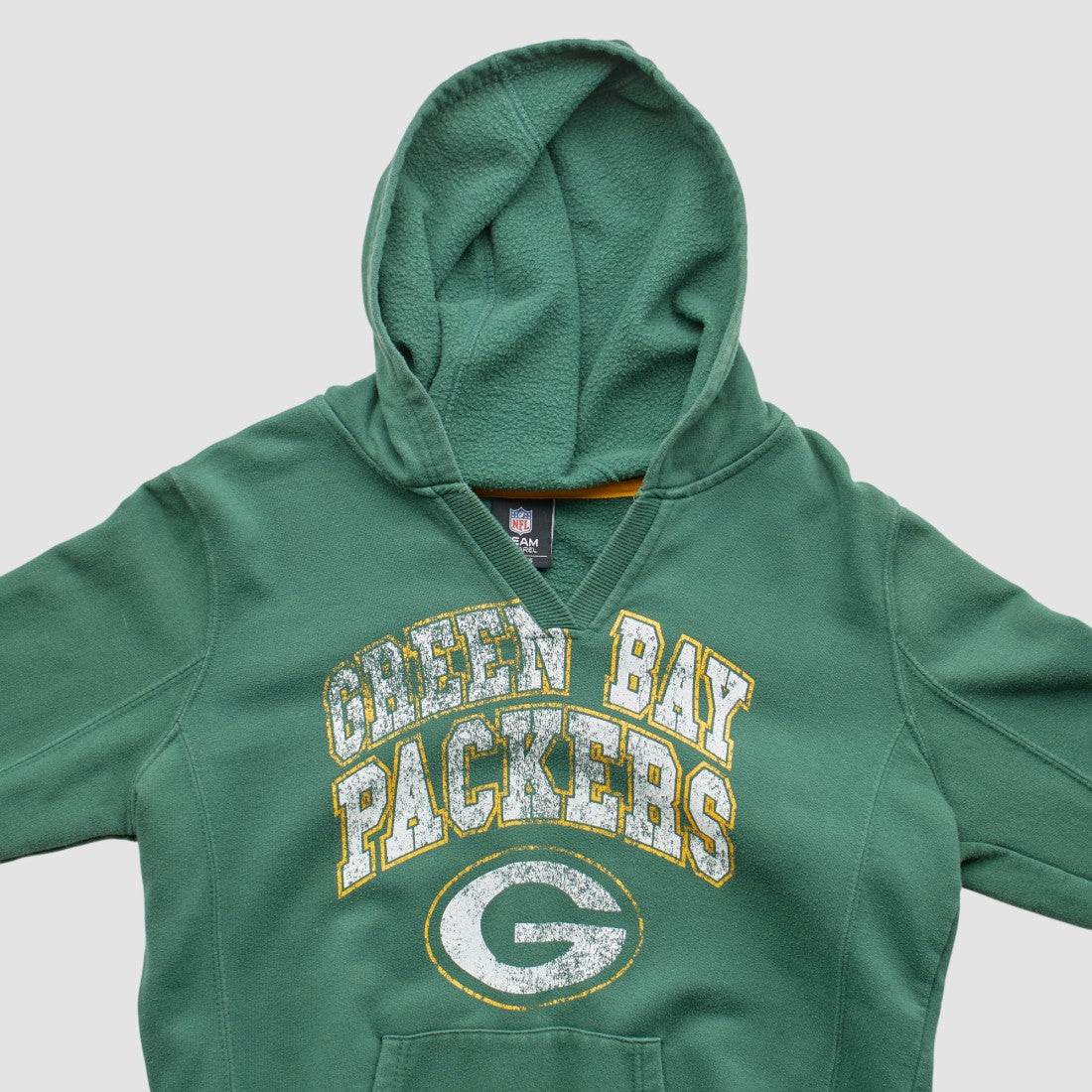 Green Bay Packers NFL 2012 Hooded Pullover Sweatshirt Green Vintage - Fanatics