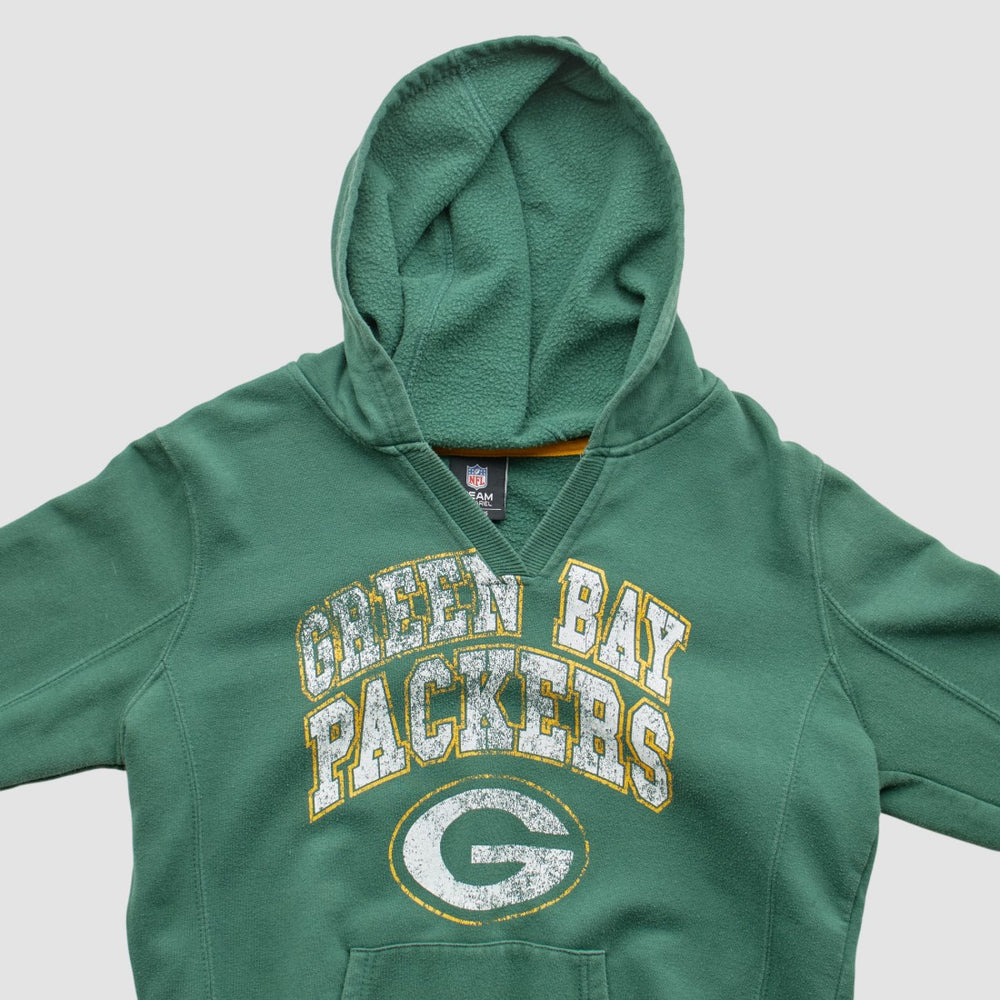 Green Bay Packers NFL 2012 Hooded Pullover Sweatshirt Green Vintage - Fanatics