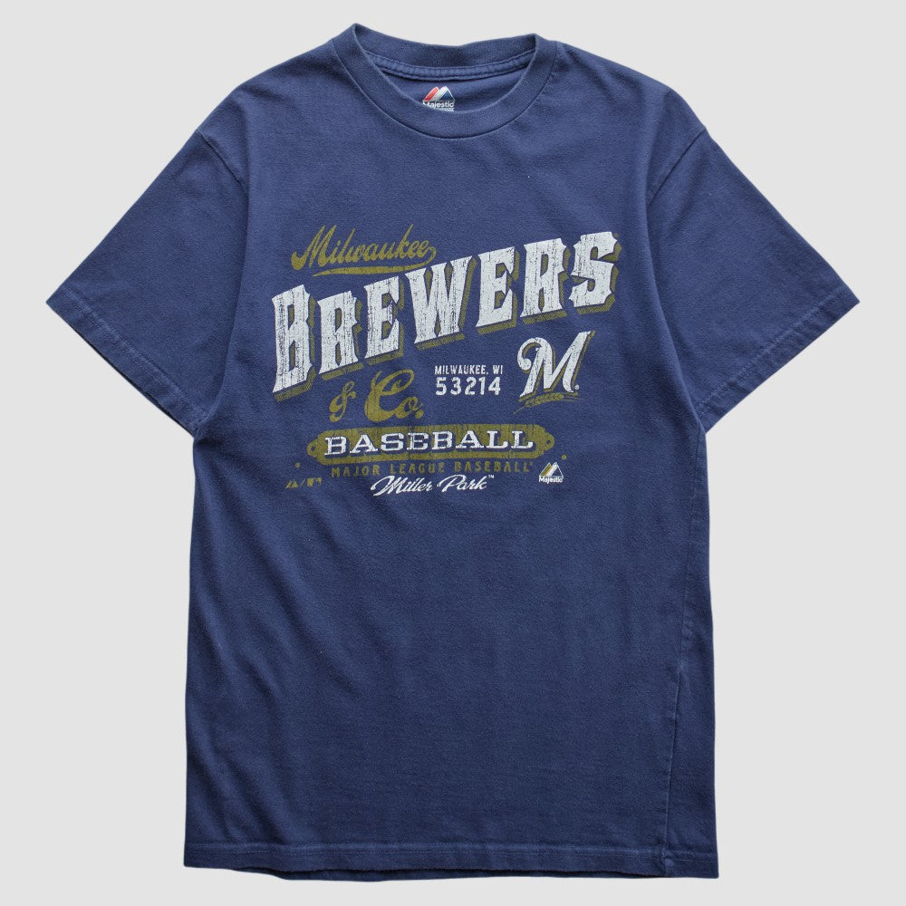 Milwaukee Brewers Majestic 2010s T-shirt Clearance