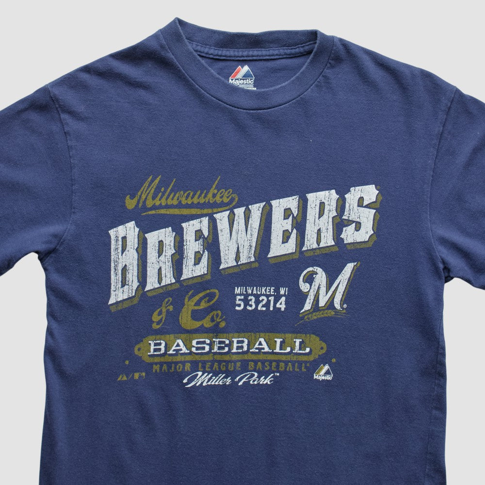 Milwaukee Brewers Majestic 2010s T-shirt Clearance