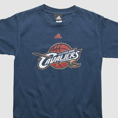 Adidas - Cleveland Cavaliers 2010s T-shirt - Navy Vintage