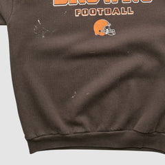 Cleveland Browns NFL 2000s Pullover Sweatshirt Brown Vintage - Fanatics