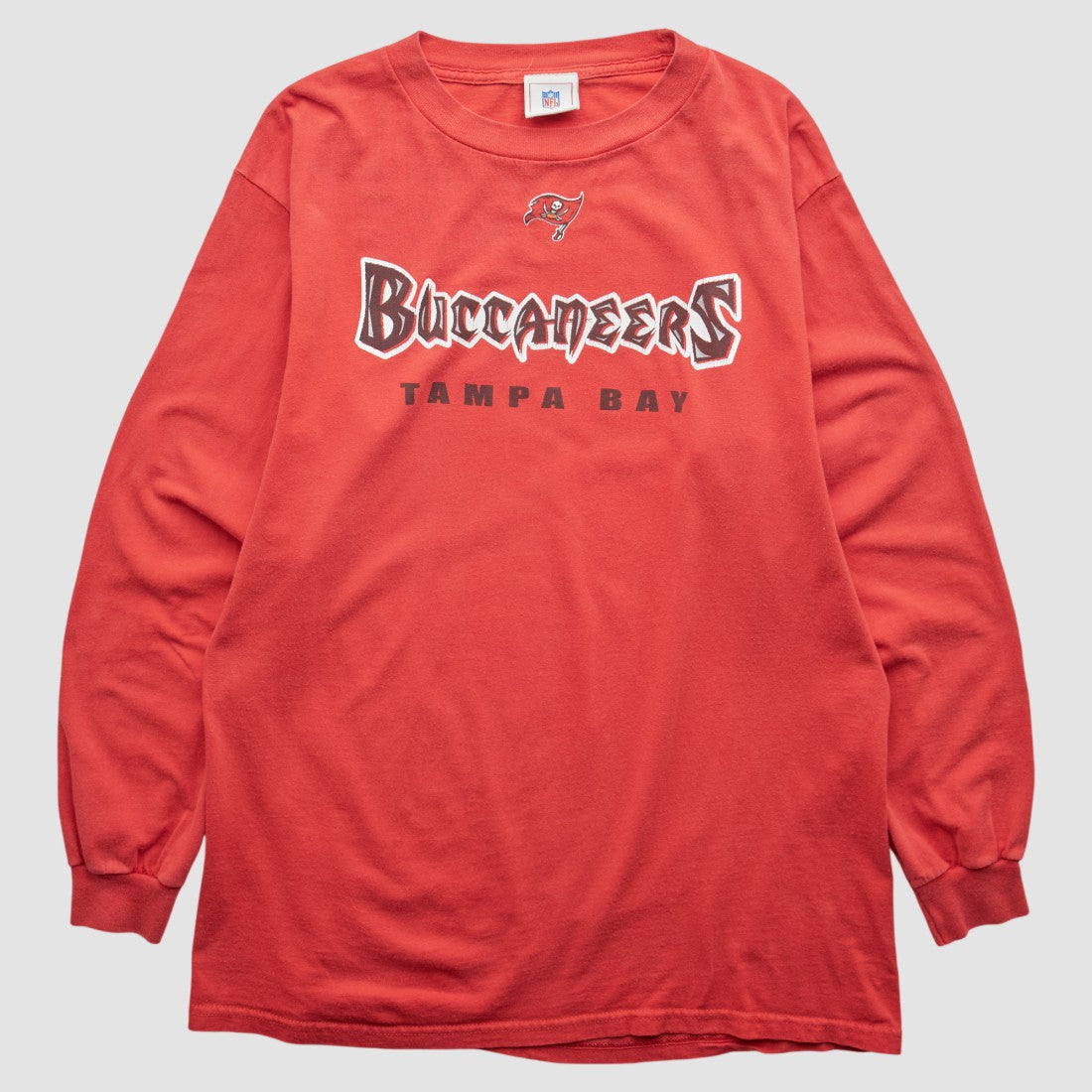 Tampa Bay Buccaneers NFL 2000s Long Sleeve T-shirt Red Vintage - Fanatics