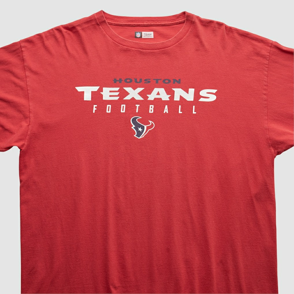 Houston Texans NFL 2000s Long Sleeve T-shirt Red Vintage - Fanatics