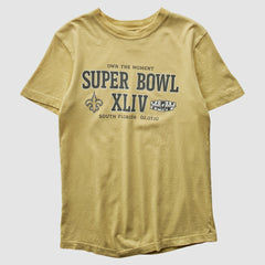 New Orleans Saints Reebok 2010 T-shirt Yellow Vintage - Fanatics