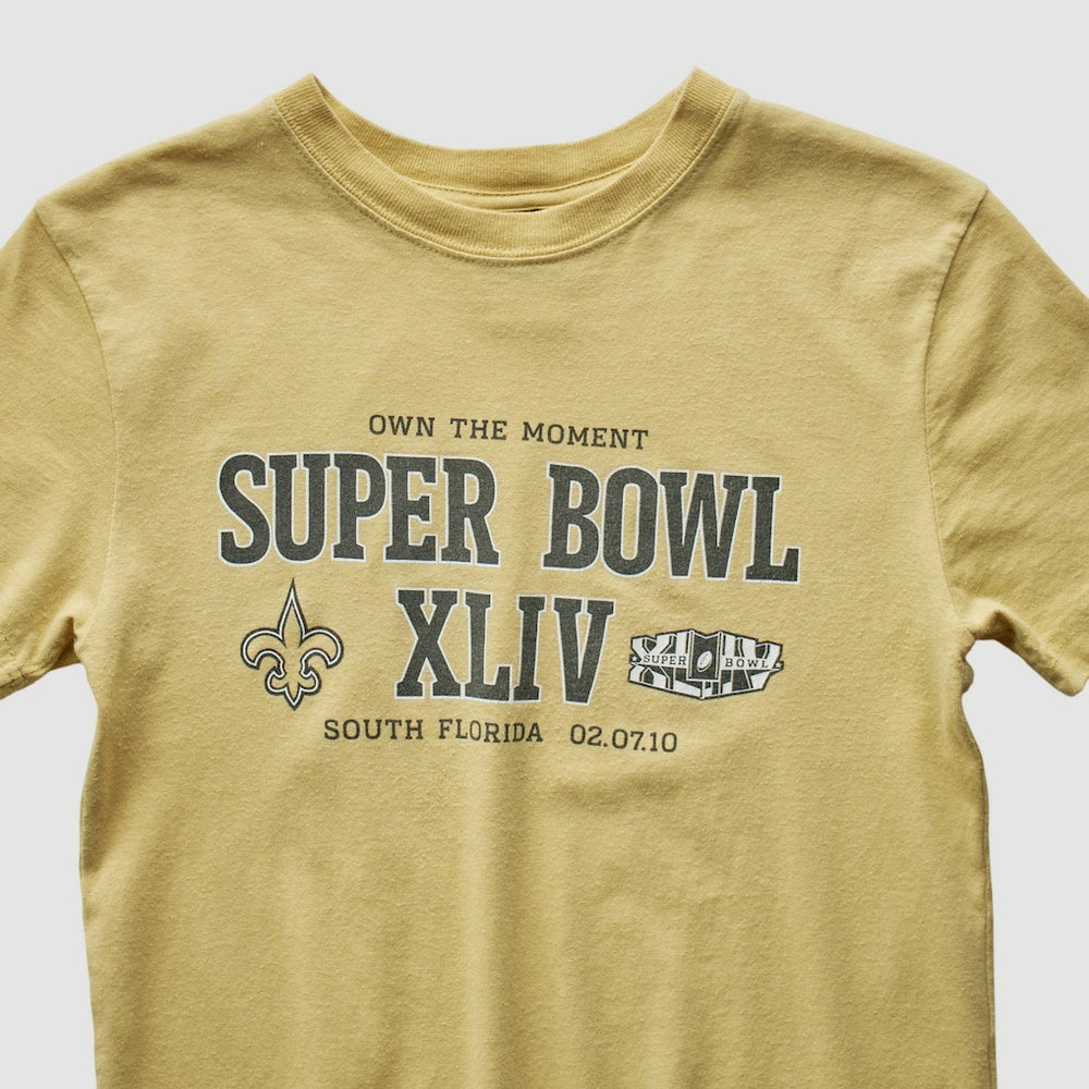 New Orleans Saints Reebok 2010 T-shirt Yellow Vintage - Fanatics